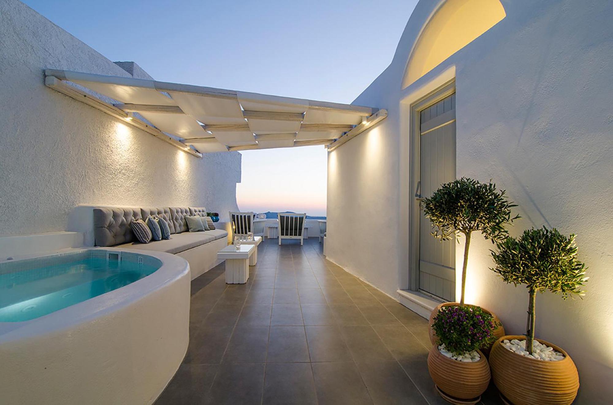 Aerino Villa Firostefani Buitenkant foto